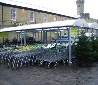 Heavy Duty Sideloader Trolley Shelter