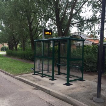 3 Bay Heritage Staggered Entry Bus Shelter