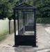 5 Bay Harrogate bus shelter - Double front entry with solid lower panels